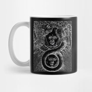 Alchemy - Alze Philosopher Stone Medieval Woodcut Mug